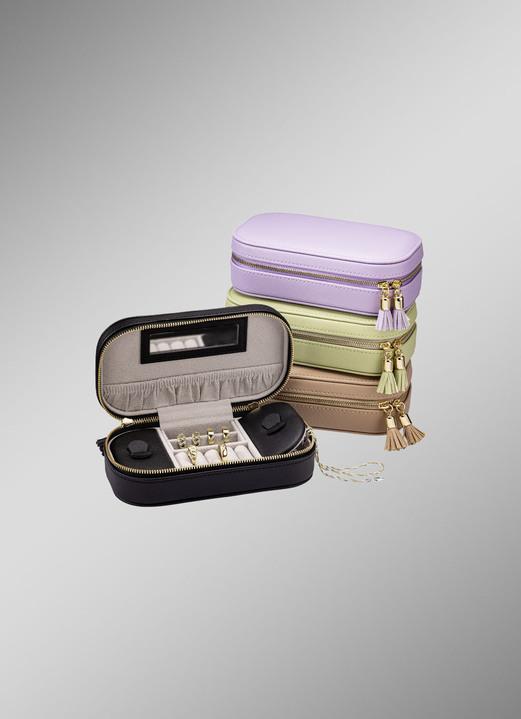 Geschenkideen - Schickes Reise-Schmucketui, in Farbe BEIGE Ansicht 2