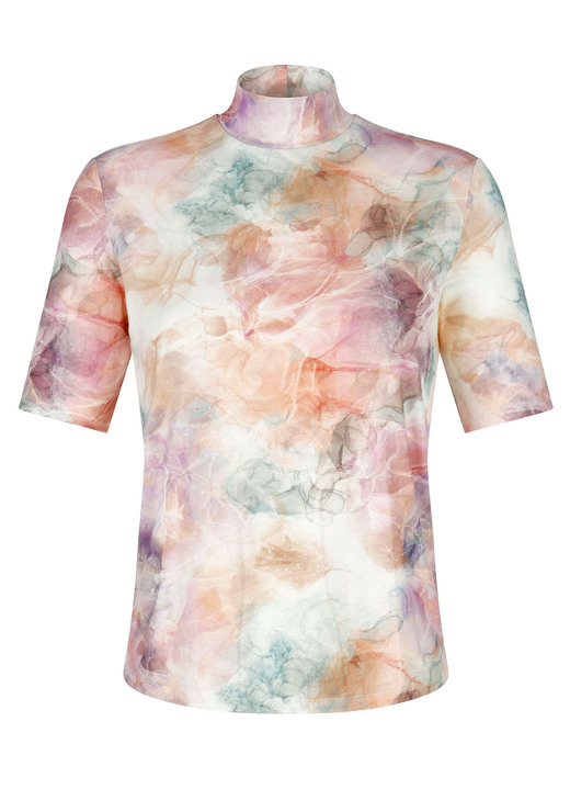 Shirts - Shirt mit modischem Stehkragen, in Größe 038 bis 052, in Farbe MULTICOLOR Ansicht 3