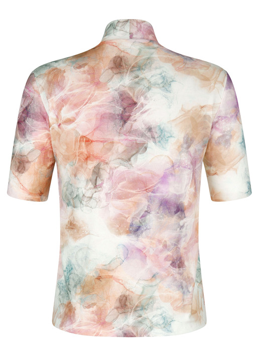 Shirts - Shirt mit modischem Stehkragen, in Größe 038 bis 052, in Farbe MULTICOLOR Ansicht 4