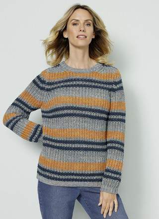 Pullover in Garnmix