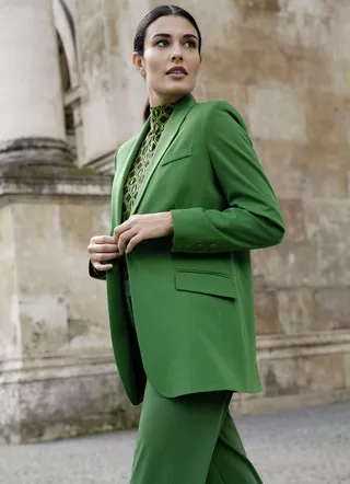 Blazer mit Schalkragen