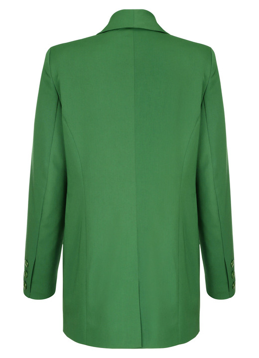 Blazer - Blazer mit Schalkragen, in Größe 040 bis 052, in Farbe DUNKELGRÜN Ansicht 4