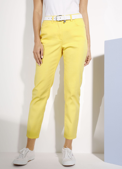 Hosen - Hose in 5-Pocket-Form Ansicht 3 Hosen - Hose in 5-Pocket-Form, in Größe 019 bis 052, in Farbe GELB Ansicht 3