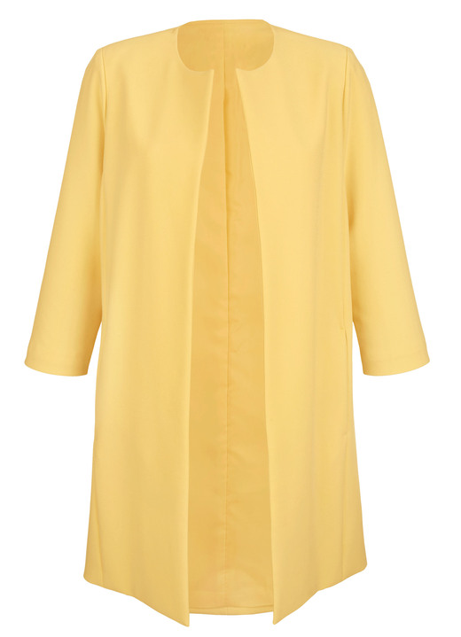 Blazer - Longblazer mit Taschen, in Größe 020 bis 052, in Farbe PINK Ansicht 4