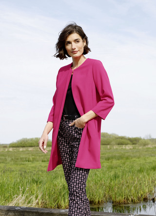Longblazer mit Taschen