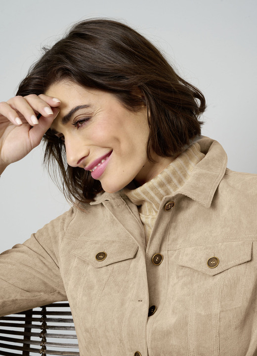 Blazer - Blazer aus Cord Ansicht 2 Blazer - Blazer aus Cord, in Größe 038 bis 052, in Farbe CAMEL Ansicht 2