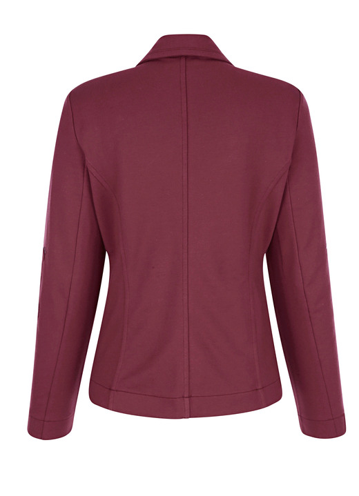 Blazer - Blazer mit hübscher Stickerei, in Größe 038 bis 052, in Farbe WEINROT Ansicht 4