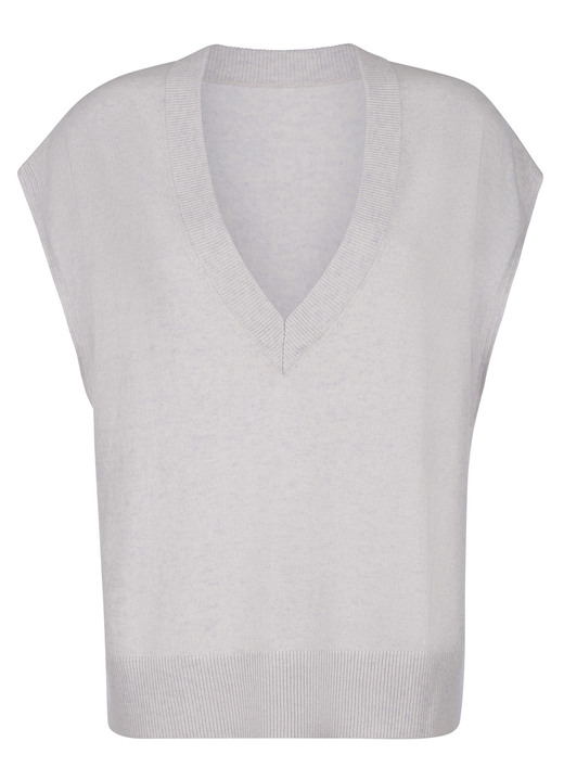 Basics - Pullunder mit Kaschmir  Ansicht 2 Basics - Pullunder mit Kaschmir , in Größe 038 bis 052, in Farbe ANTIKSILBER Ansicht 2