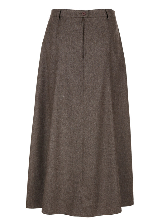 Röcke - Rock mit schmückender Zierknopfblende Ansicht 2 Röcke - Rock mit schmückender Zierknopfblende, in Größe 020 bis 048, in Farbe TAUPE Ansicht 2