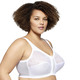 Soft-BH - Glamorise Stütz-BH mit Vorderverschluss – Farbe WEISS – Ansicht 2 Soft-BH - Glamorise Stütz-BH mit Vorderverschluss, in Größe 085 bis 130, in Cup H, in Farbe WEISS – Farbe WEISS – Ansicht 2