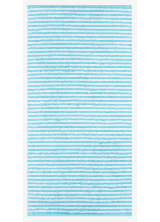 Frottier Handtücher - Frottier-Serie in saugstarker Baumwollqualität von Cawö Ansicht 3 Frottier Handtücher - Frottier-Serie in saugstarker Baumwollqualität von Cawö, in Größe 200 (1 Handtuch, 50/100 cm) bis 204 (1 Duschtuch, 70/140 cm), in Farbe TÜRKIS Ansicht 3