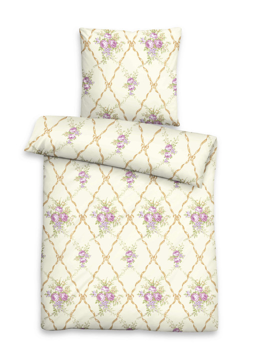 Bettwäschegarnituren - Bettwäsche-Garnitur in kuschelweicher Qualität Ansicht 4 Bettwäschegarnituren - Bettwäsche-Garnitur in kuschelweicher Qualität, in Größe 112 (80/80 cm + 135/200 cm) bis 412 (4-teiliges Sparset), in Farbe BLAU Ansicht 4