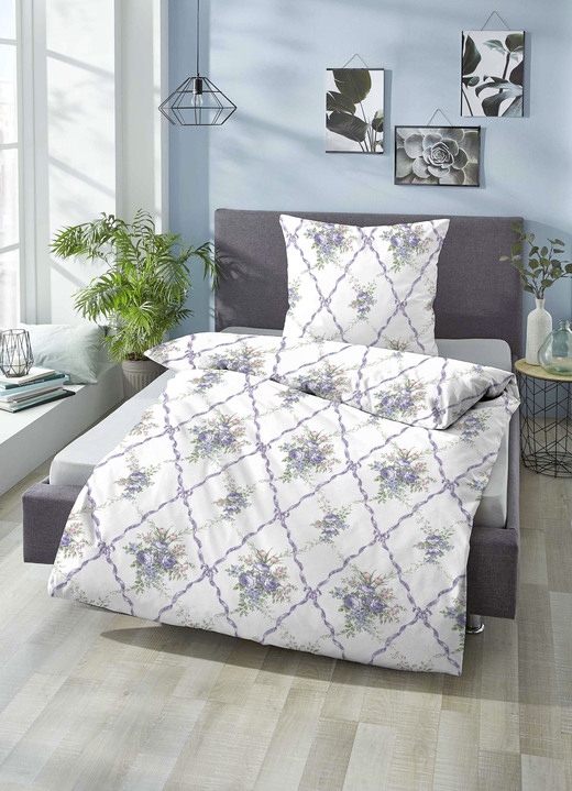 Bettwäschegarnituren - Bettwäsche-Garnitur in kuschelweicher Qualität Ansicht 6 Bettwäschegarnituren - Bettwäsche-Garnitur in kuschelweicher Qualität, in Größe 112 (80/80 cm + 135/200 cm) bis 412 (4-teiliges Sparset), in Farbe BLAU Ansicht 6