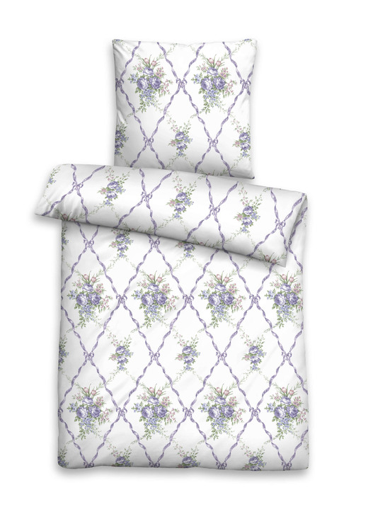 Bettwäschegarnituren - Bettwäsche-Garnitur in kuschelweicher Qualität Ansicht 5 Bettwäschegarnituren - Bettwäsche-Garnitur in kuschelweicher Qualität, in Größe 112 (80/80 cm + 135/200 cm) bis 412 (4-teiliges Sparset), in Farbe BLAU Ansicht 5