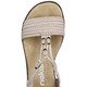 Sandaletten & Pantoletten - Rieker Sandale mit Flechtung und Metallschmuck, in Größe 036 bis 042, in Farbe BEIGE – Farbe BEIGE – Ansicht 3