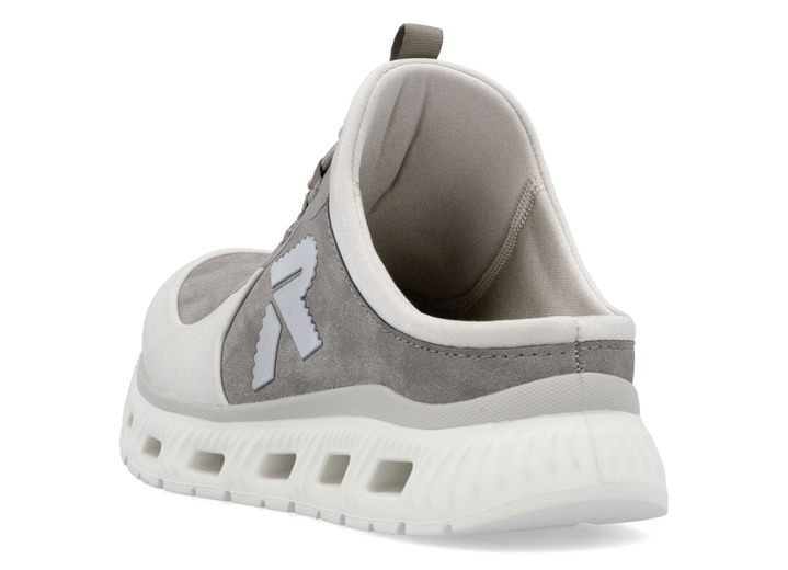 Slipper & Schnürschuhe - Rieker Slipper mit elastischem Schnellschnürsystem mit Stopper, in Größe 036 bis 042, in Farbe JEANS Ansicht 8