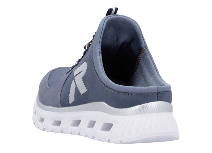 Slipper & Schnürschuhe - Rieker Slipper mit elastischem Schnellschnürsystem mit Stopper, in Größe 036 bis 042, in Farbe JEANS Ansicht 3