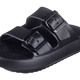 Sandalen & Pantoletten - SKECHERS Pantolette aus Synthetik, in Größe 040 bis 046, in Farbe SCHWARZ – Farbe SCHWARZ – Ansicht 1