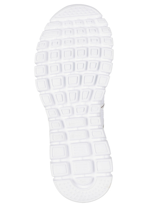 Slipper & Schnürschuhe - SKECHERS,  trendige Damen-Slipper, aus gestricktem Mesh-Material, in Größe 036 bis 042, in Farbe SCHWARZ-ROSÉGOLD Ansicht 8