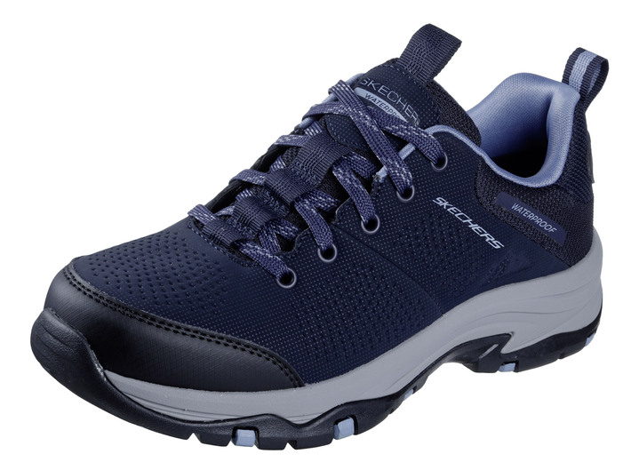 Slipper & Schnürschuhe - SKECHERS, wetterfeste Damen-Schnürschuhe, mit Klimamembrane, in Größe 036 bis 041, in Farbe DUNKELBLAU Ansicht 1