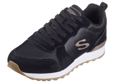 SKECHERS, sportliche Damen-Sneaker, aus Leder, Synthetik und Mesh