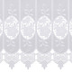Klassisch - Kurzstore mit Blumen in Macramé-Spitze – Farbe WEISS – Ansicht 4 Klassisch - Kurzstore mit Blumen in Macramé-Spitze, in Größe 823 (35x120 cm) bis 890 (90x225 cm), in Farbe WEISS – Farbe WEISS – Ansicht 4
