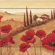 - Bild mit dem Titel Mohnblumen in der Toskana, in Farbe ROT-ORANGE – Farbe ROT-ORANGE – Ansicht 2