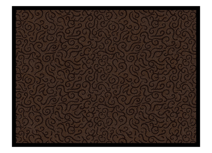 Fußmatten - Praktische Schmutzfangmatten für innen und außen, in Größe 116 (90x120 cm) bis 117 (90x150 cm), in Farbe BRAUN Ansicht 1