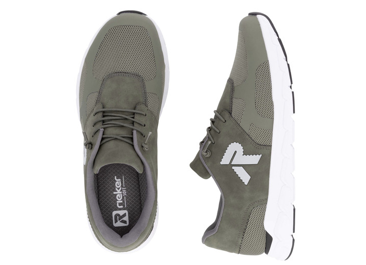 Slipper & Schnürschuhe - Rieker Sneaker mit elastischer Zierschnürung, in Größe 040 bis 047, in Farbe DUNKELBLAU Ansicht 14