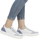 Slipper & Schnürschuhe - Remonte Sneaker aus Nappa- und Veloursleder mit Metallic-Besatz, in Größe 036 bis 042, in Farbe BLAU-WEISS-SILBER – Farbe BLAU-WEISS-SILBER – Ansicht 8