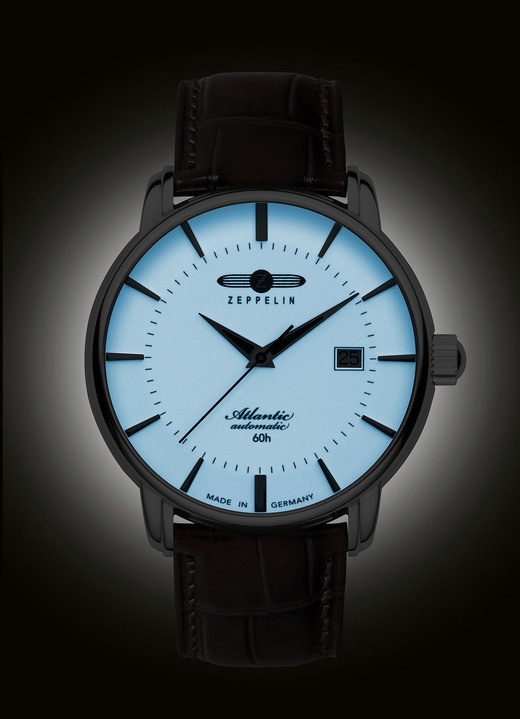 Mechanikuhren / Automatikuhren - Automatik-Herrenuhr, Zeppelin-Atlantic 8460-5 Ansicht 3 Mechanikuhren / Automatikuhren - Automatik-Herrenuhr, Zeppelin-Atlantic 8460-5, in Farbe  Ansicht 3