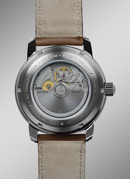 Mechanikuhren / Automatikuhren - Automatik-Herrenuhr, Zeppelin-Atlantic 8468-5 Ansicht 4 Mechanikuhren / Automatikuhren - Automatik-Herrenuhr, Zeppelin-Atlantic 8468-5, in Farbe  Ansicht 4