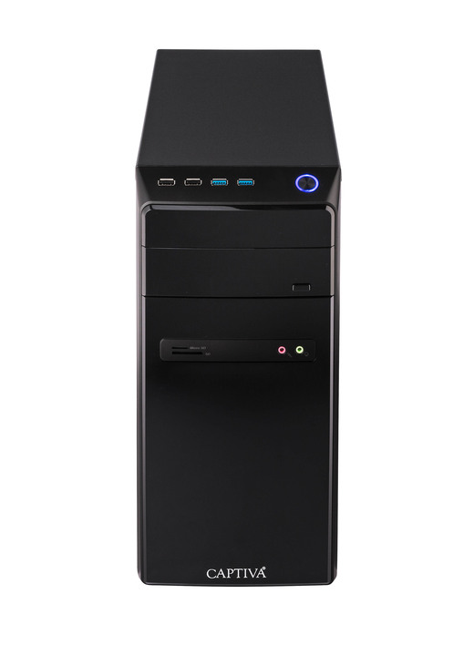 Computer & Elektronik - Für jeden Anspruch die passende Ausstattung: PC-Rechner-Set von Captiva Ansicht 7 Computer & Elektronik - Für jeden Anspruch die passende Ausstattung: PC-Rechner-Set von Captiva, in Farbe SCHWARZ, in Ausführung I81-132. Der Einsteiger Ansicht 7