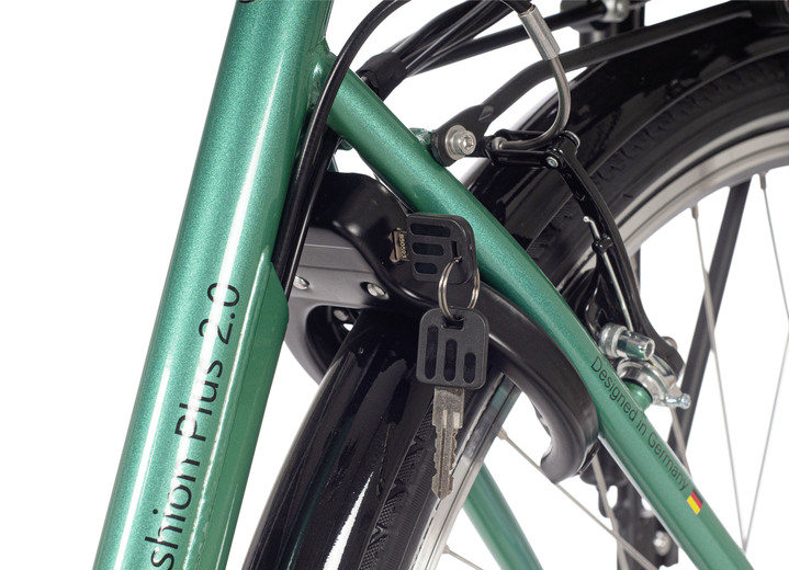 - Zeitlos, elegantes City-E-Bike mit komfortabler Ausstattung  , in Farbe GRÜN Ansicht 6