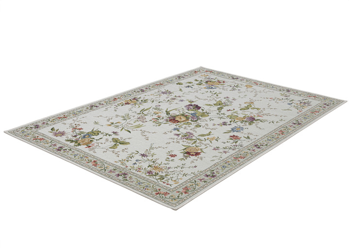 Klassisch - Gewebte Brücken und Teppiche, in Größe 103 (Brücke, 60x 90 cm) bis 309 (Bettumrandung:  2 Vorlegern, je 60x90 cm und 1 Läufer, 70x220 cm), in Farbe SCHWARZ Ansicht 6