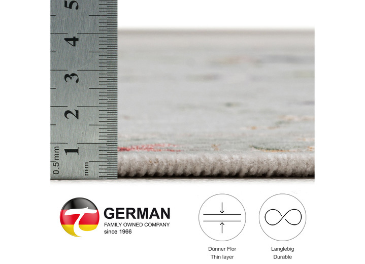 Klassisch - Gewebte Brücken und Teppiche, in Größe 103 (Brücke, 60x 90 cm) bis 309 (Bettumrandung:  2 Vorlegern, je 60x90 cm und 1 Läufer, 70x220 cm), in Farbe ROSÉ Ansicht 11