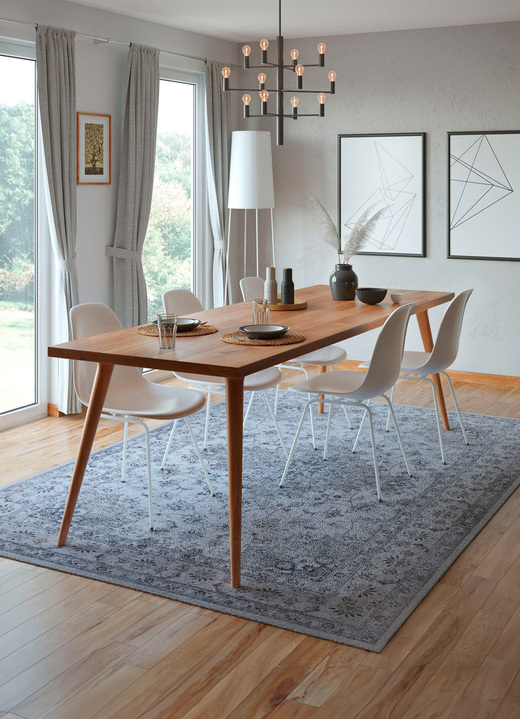 Klassisch - Klassischer Teppich mit schönen Ornamenten, in Größe 101 (Brücke, 40 x 60 cm) bis 284 (Teppich, 200 x 300 cm), in Farbe BEIGE Ansicht 5