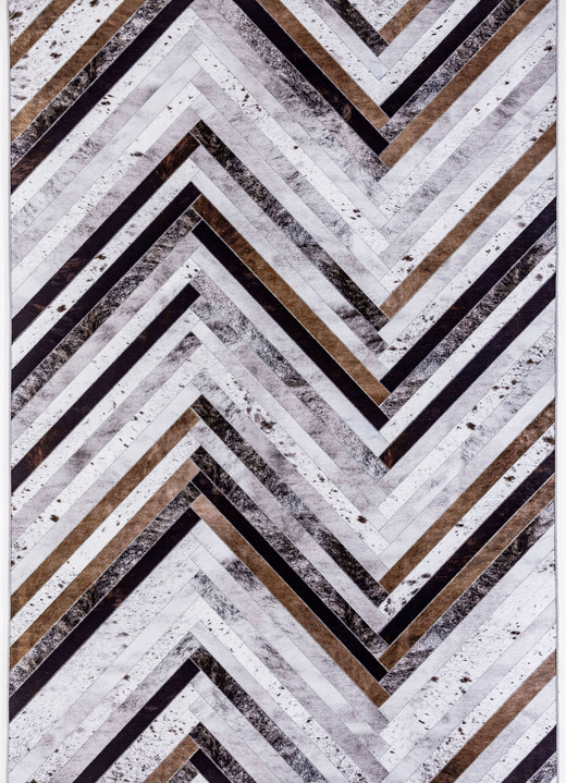 Klassisch - Robuste und pflegeleichte Teppiche, in Größe 113 (Brücke, 70 x 140 cm) bis 249 (Teppich, 160 x 230 cm), in Farbe GRAU Ansicht 4