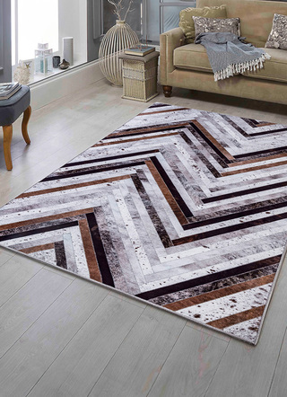 Klassisch - Robuste und pflegeleichte Teppiche, in Größe 113 (Brücke, 70 x 140 cm) bis 249 (Teppich, 160 x 230 cm), in Farbe GRAU – Farbe GRAU – Ansicht 