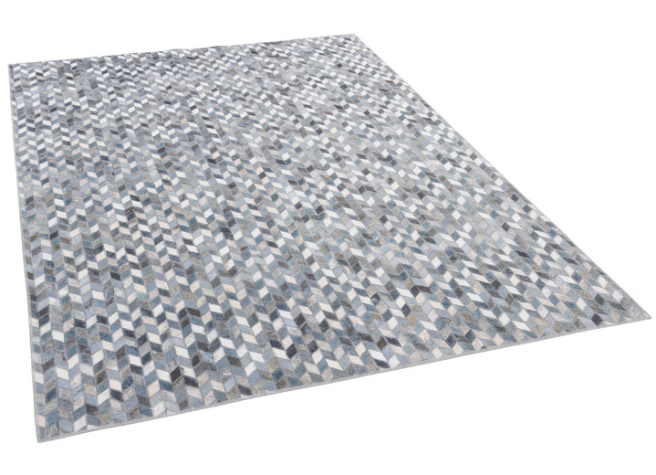 Modern - Pflegeleichte Brücken und Teppiche , in Größe 109 (Brücke, 50 x 80 cm) bis 249 (Teppich, 160 x 230 cm), in Farbe BLAU Ansicht 3