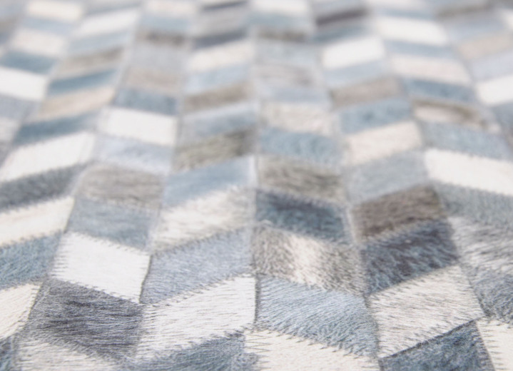 Modern - Pflegeleichte Brücken und Teppiche , in Größe 109 (Brücke, 50 x 80 cm) bis 249 (Teppich, 160 x 230 cm), in Farbe BLAU Ansicht 2