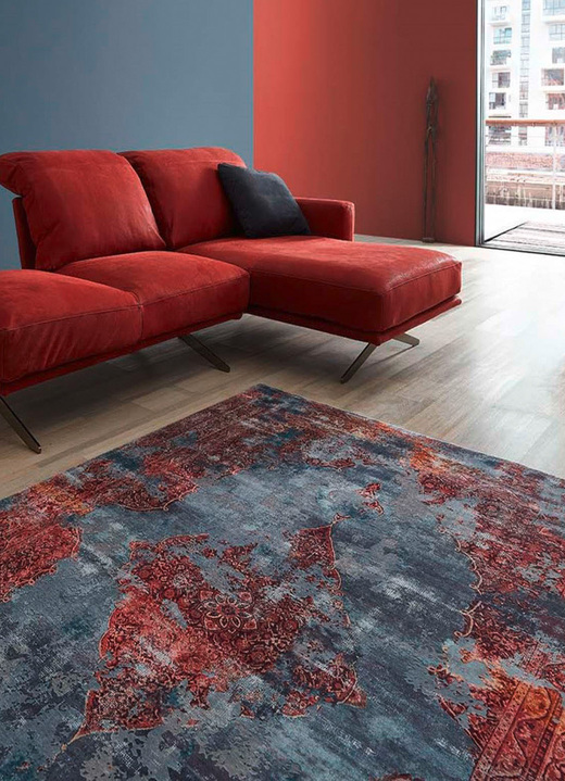 Modern - Stilvoll bedruckte Brücken und Teppiche Ansicht 6 Modern - Stilvoll bedruckte Brücken und Teppiche, in Größe 113 (Brücke, 70 x 140 cm) bis 278 (Teppich, 190 x 290 cm), in Farbe ROST Ansicht 6