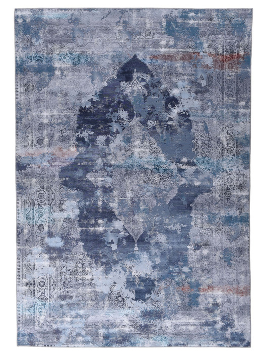 Modern - Teppiche mit pflegeleichter Oberfläche, in Größe 113 (Brücke, 70 x 140 cm) bis 249 (Teppich, 160 x 230 cm), in Farbe BLAU Ansicht 4