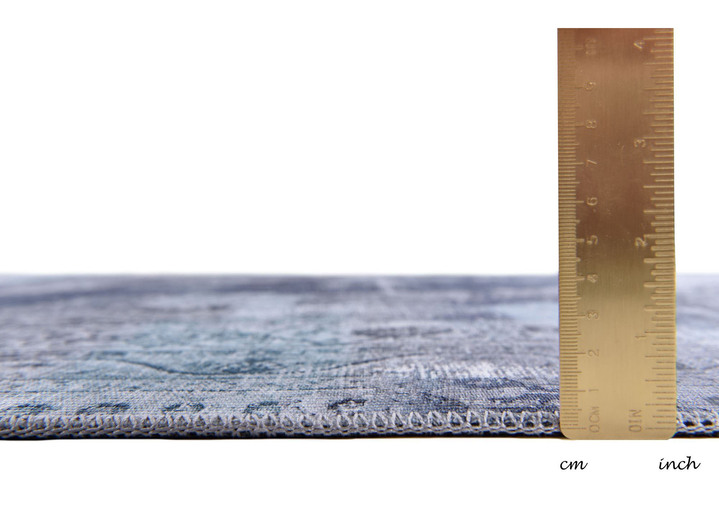 Modern - Teppiche mit pflegeleichter Oberfläche, in Größe 113 (Brücke, 70 x 140 cm) bis 249 (Teppich, 160 x 230 cm), in Farbe BLAU Ansicht 3