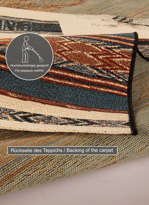 Modern - Brücke und Teppich für den Innen- und Außenbereich, in Größe 110 (Brücke, 60 x 100 cm) bis 299 (Teppich, 300 x 400 cm), in Farbe BEIGE Ansicht 5
