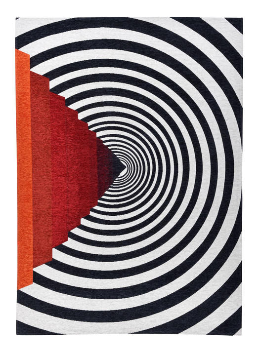 Modern - Hochwertige Brücken und Teppiche von Gino Falcone, in Größe 100 (Teppich, 100 x 100 cm) bis 278 (Teppich, 190 x280 cm), in Farbe MULTICOLOR Ansicht 4