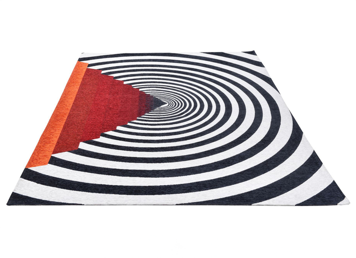 Modern - Hochwertige Brücken und Teppiche von Gino Falcone, in Größe 100 (Teppich, 100 x 100 cm) bis 278 (Teppich, 190 x280 cm), in Farbe MULTICOLOR Ansicht 6