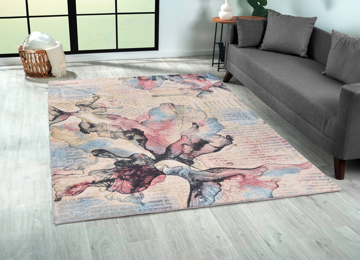 Modern - Brücken und Teppiche in angenehmer Qualität, in Größe 115 (Brücke, 80 x 160 cm) bis 305 (Teppich rund, ø 160 cm), in Farbe BUNT Ansicht 1