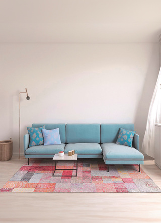 Modern - Moderne Brücken und Teppiche, in Größe 115 (Brücke, 80 x 160 cm) bis 305 (Teppich rund, Ø 160 cm), in Farbe BUNT – Farbe BUNT – Ansicht 