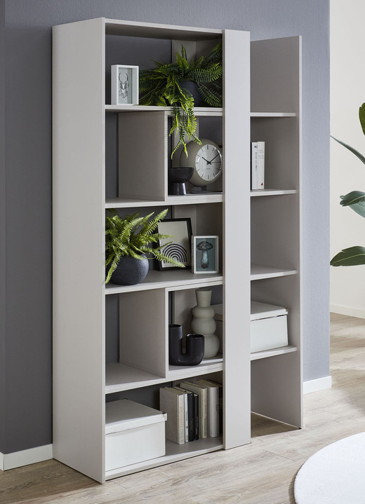 Regale - Ausziehbares Wandregal mit modernem Design, in Farbe WEISS Ansicht 5